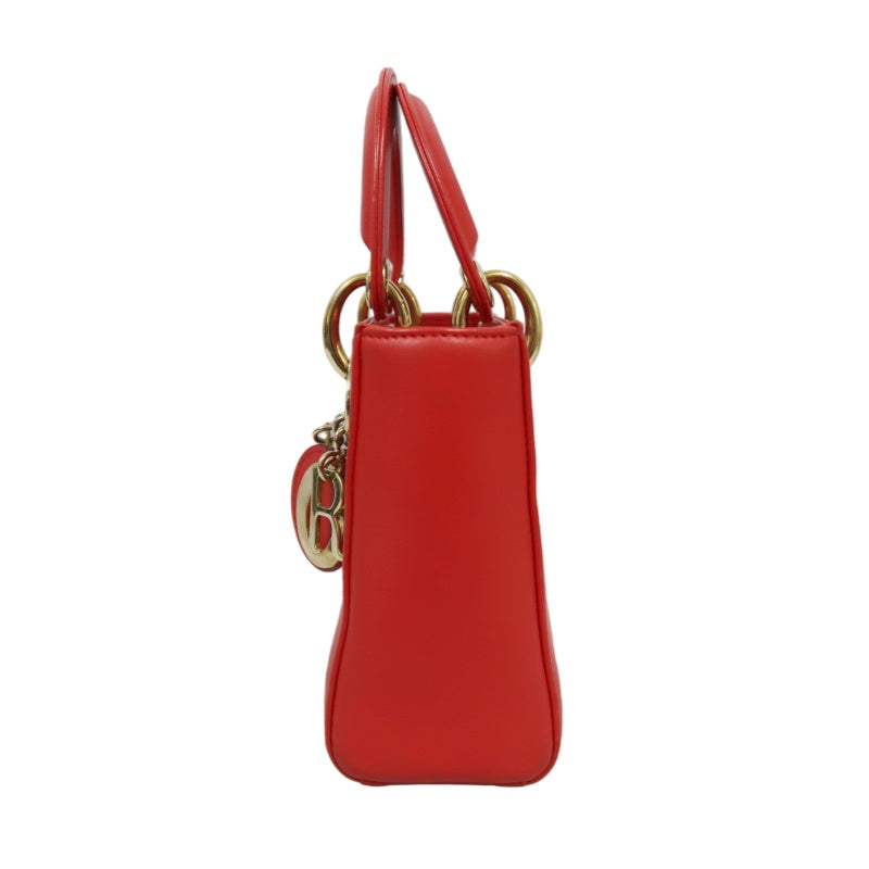 DIOR Heart Lady Dior, Niki de Saint Phalle Collaboration Handbag, Red, with Shoulder Strap, Red PVC Heart, Lady Dior Handbag and Crossbody Bag