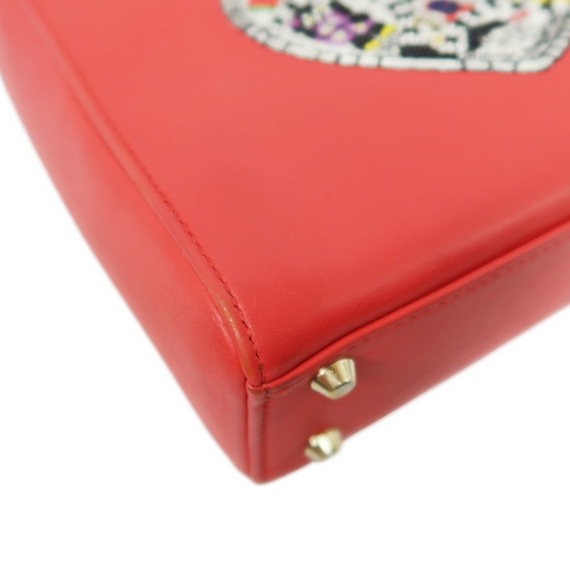DIOR Heart Lady Dior, Niki de Saint Phalle Collaboration Handbag, Red, with Shoulder Strap, Red PVC Heart, Lady Dior Handbag and Crossbody Bag
