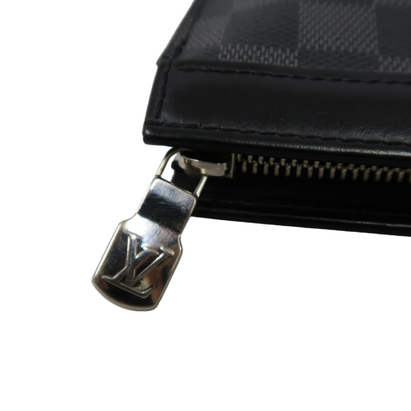 LOUIS VUITTON Pochette Toilette, Second Bag, Pouch, Monogram, Brown, Damier Ebene PVC, Toiletry Pouch, Clutch