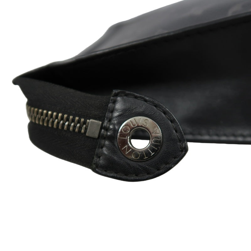 LOUIS VUITTON Pochette Toilette, Second Bag, Pouch, Monogram, Brown, Damier Ebene PVC, Toiletry Bag, Clutch