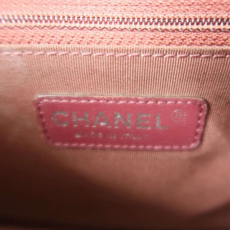 CHANEL Matelasse Flap Shoulder Bag Lambskin Black Silver Hardware