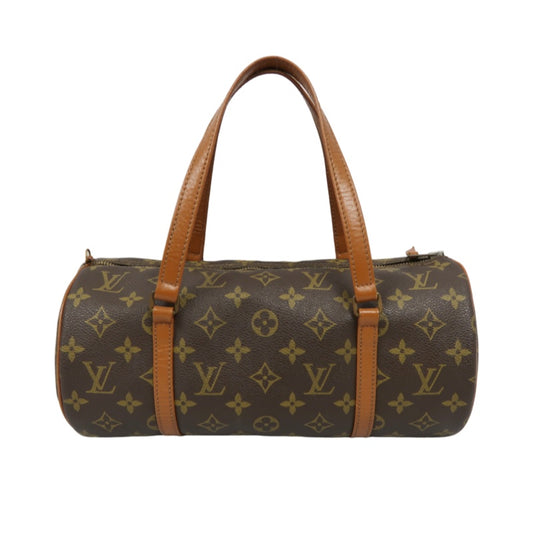 LOUIS VUITTON Papillon Handbag, Monogram Brown, LV Monogram PVC, Papillon Bag, Tote Bag