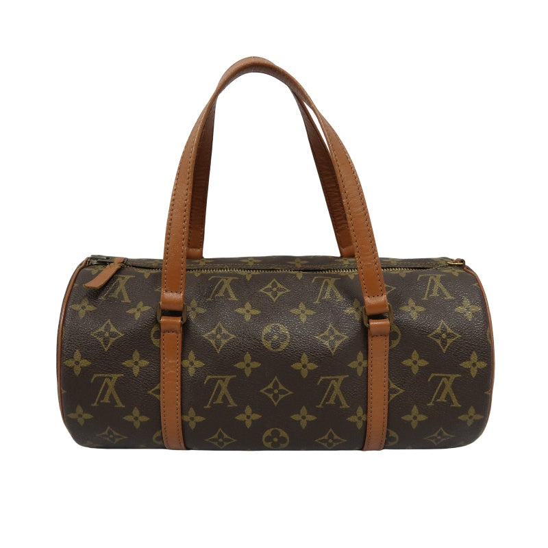 LOUIS VUITTON Papillon Handbag, Monogram Brown, LV Monogram PVC, Papillon Bag, Tote Bag