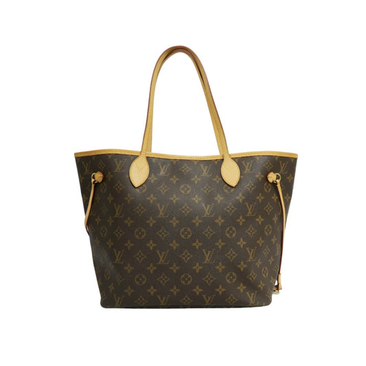 LOUIS VUITTON Neverfull MM Monogram Canvas Tote Bag Brown Shoulder Bag