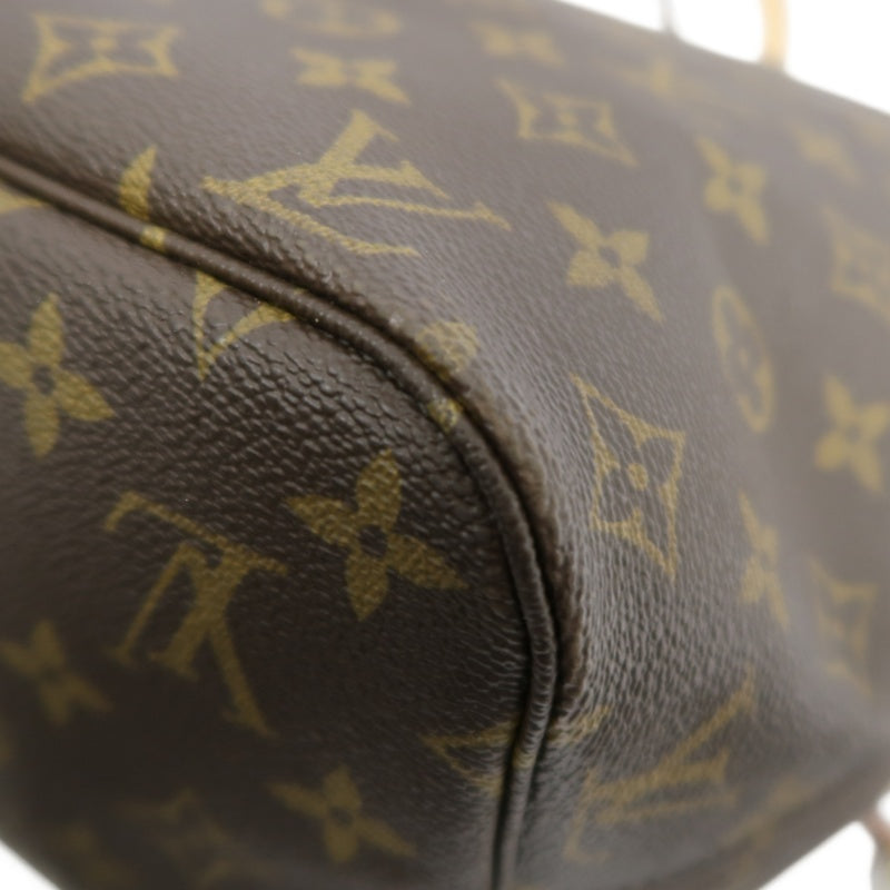 LOUIS VUITTON Neverfull MM Monogram Canvas Tote Bag Brown Shoulder Bag