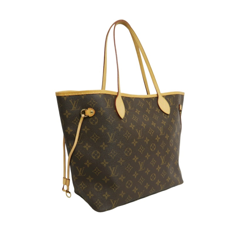 LOUIS VUITTON Neverfull MM Monogram Canvas Tote Bag Brown Shoulder Bag
