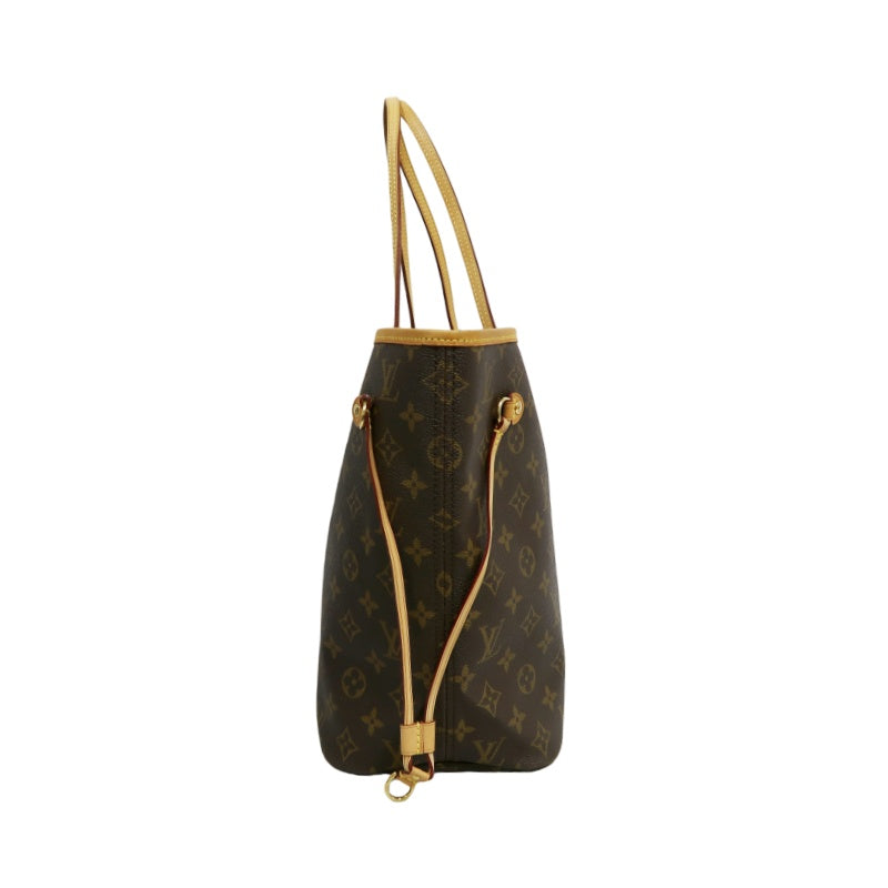 LOUIS VUITTON Neverfull MM Monogram Canvas Tote Bag Brown Shoulder Bag