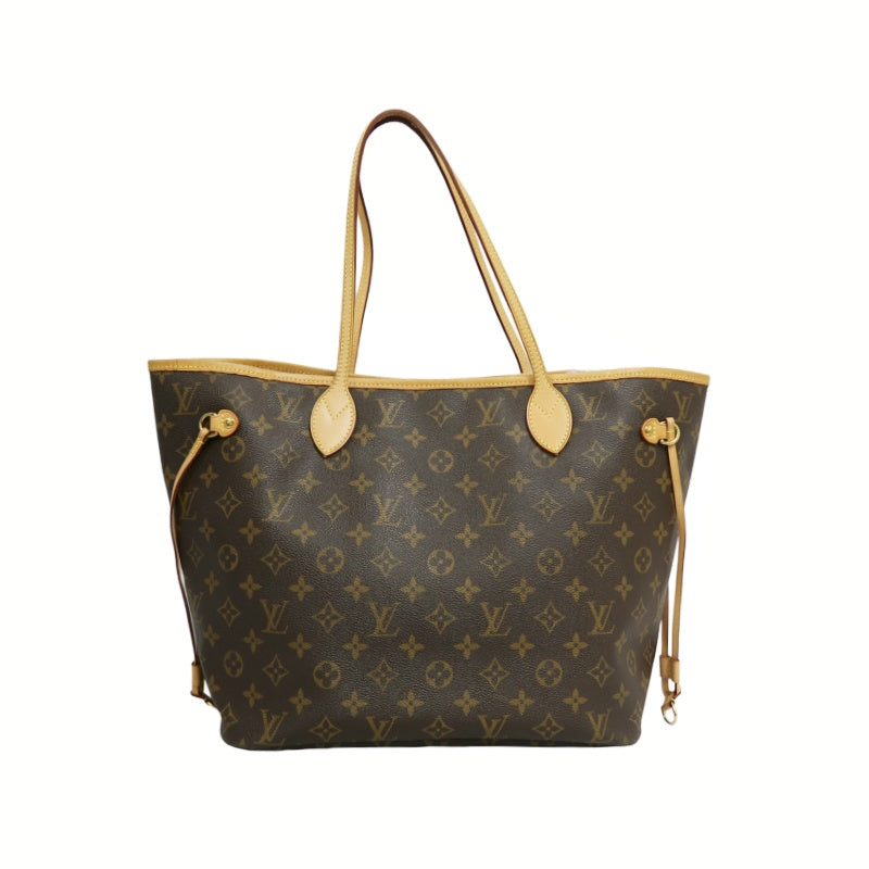 LOUIS VUITTON Neverfull MM Monogram Canvas Tote Bag Brown Shoulder Bag