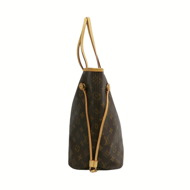 LOUIS VUITTON Neverfull MM Monogram Canvas Tote Bag Brown Shoulder Bag