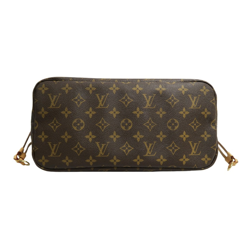 LOUIS VUITTON Neverfull MM Monogram Canvas Tote Bag Brown Shoulder Bag