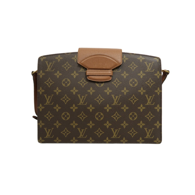 LOUIS VUITTON Monogram Courcel Shoulder Bag Pvc Brown
