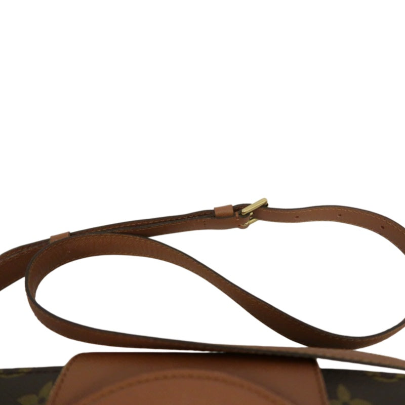LOUIS VUITTON Monogram Courcel Shoulder Bag Pvc Brown