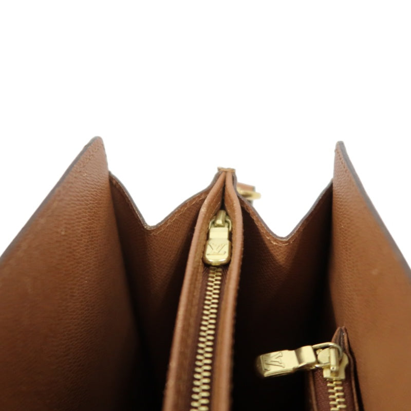 LOUIS VUITTON Monogram Courcel Shoulder Bag Pvc Brown