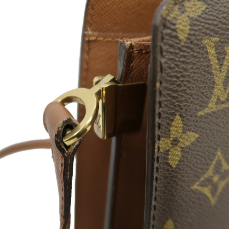 LOUIS VUITTON Monogram Courcel Shoulder Bag Pvc Brown