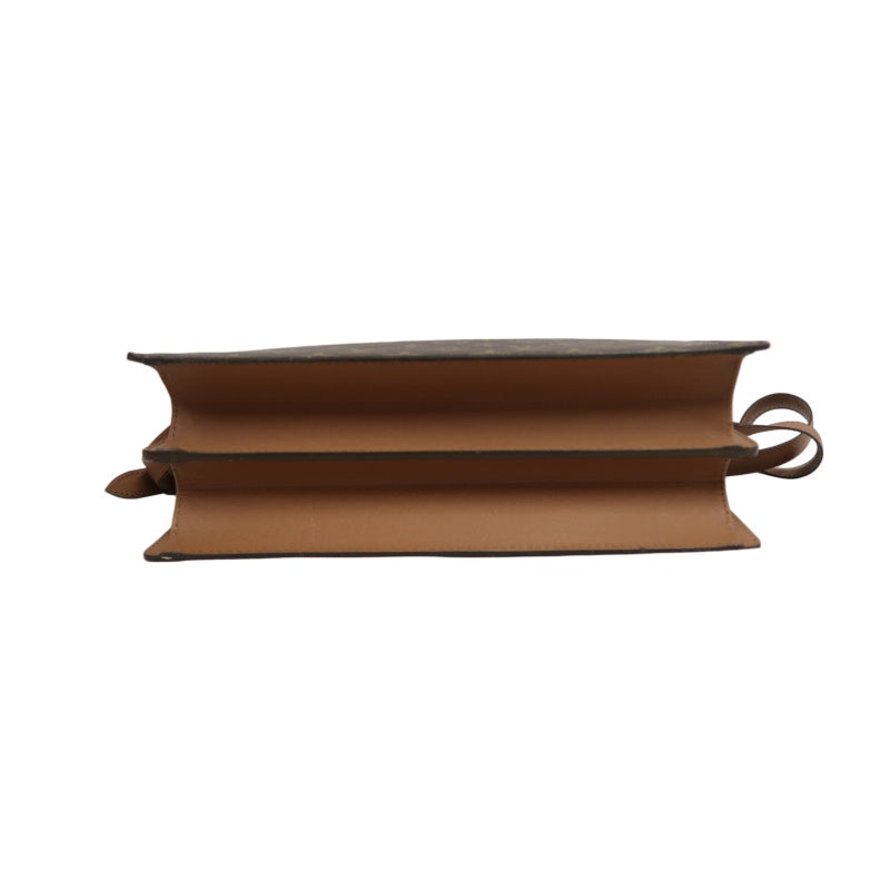 LOUIS VUITTON Monogram Courcel Shoulder Bag Pvc Brown
