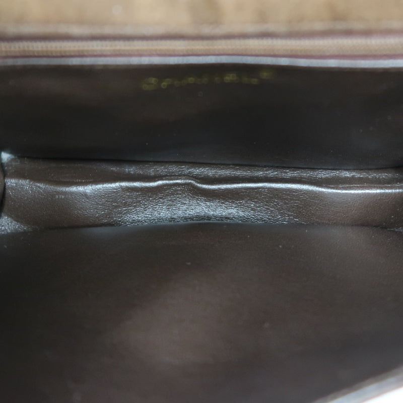 CHANEL Coco Mark Chain Shoulder Bag Brown Suede with Gold Hardware, Includes Guarantee Card