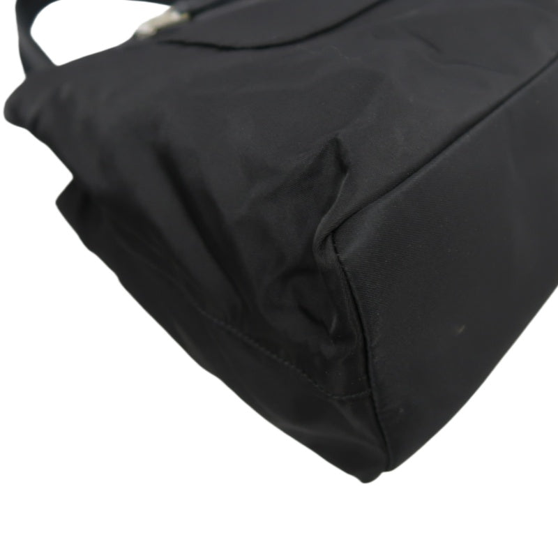 PRADA Nylon Tote Shoulder Bag Black
