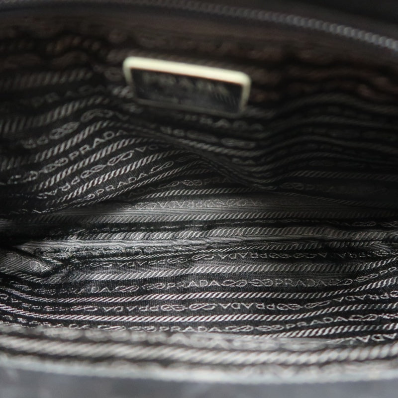 PRADA Nylon Tote Shoulder Bag Black