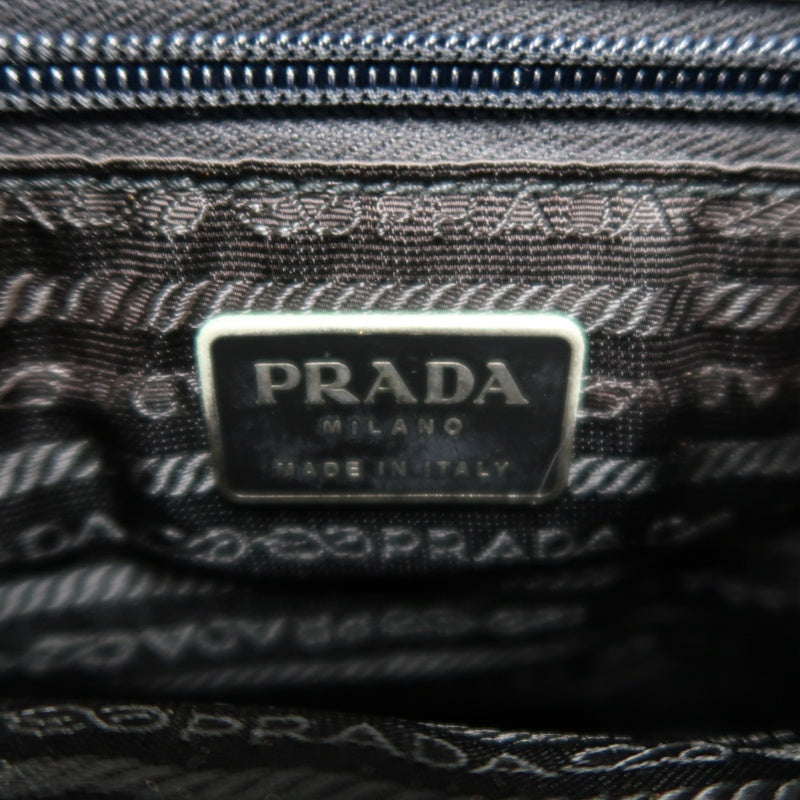 PRADA Nylon Tote Shoulder Bag Black