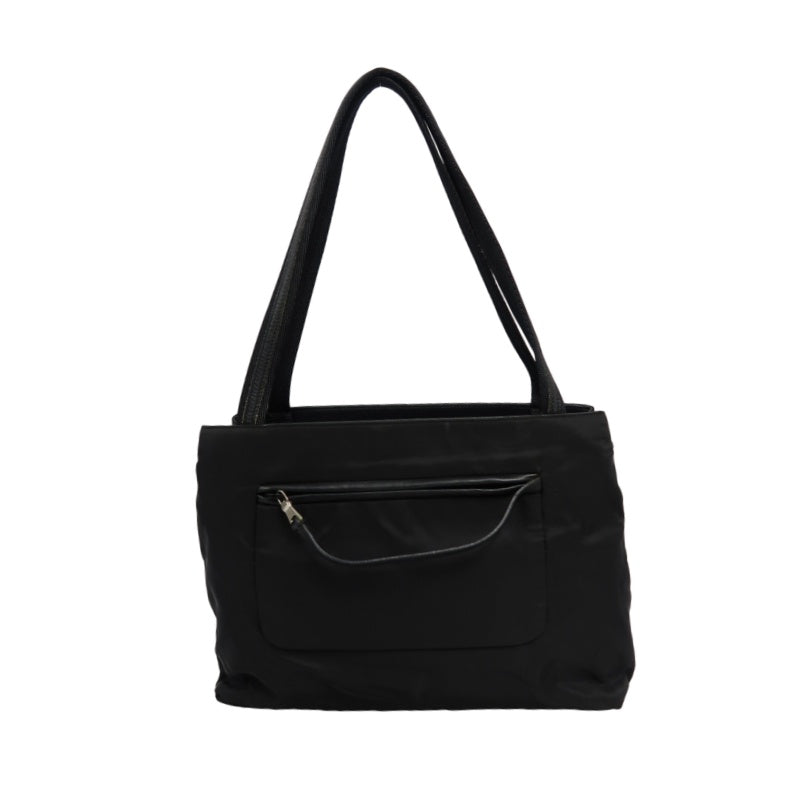 PRADA Nylon Tote Shoulder Bag Black