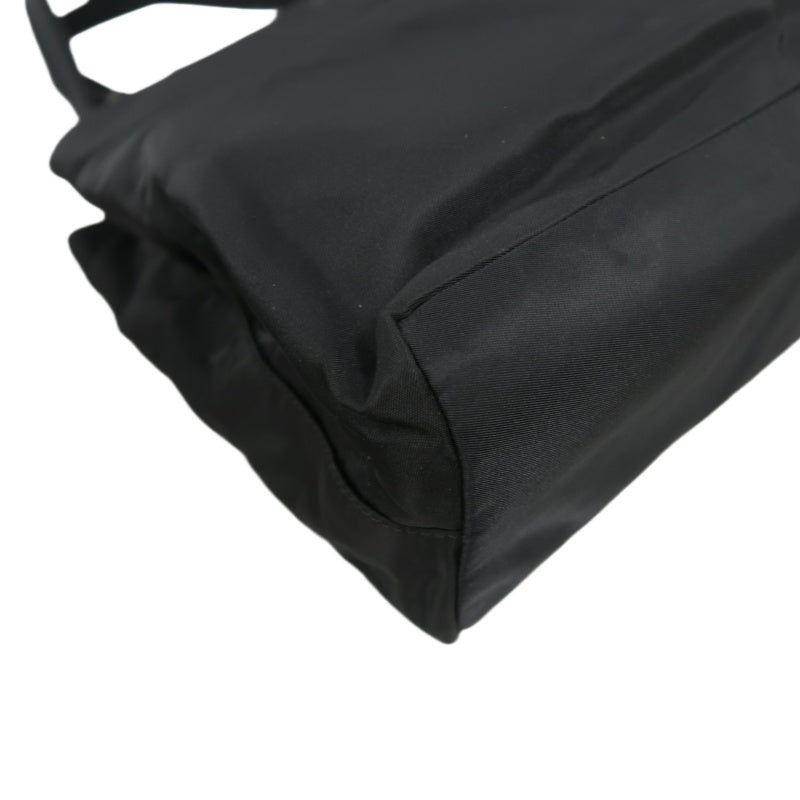 PRADA Nylon Tote Shoulder Bag Black