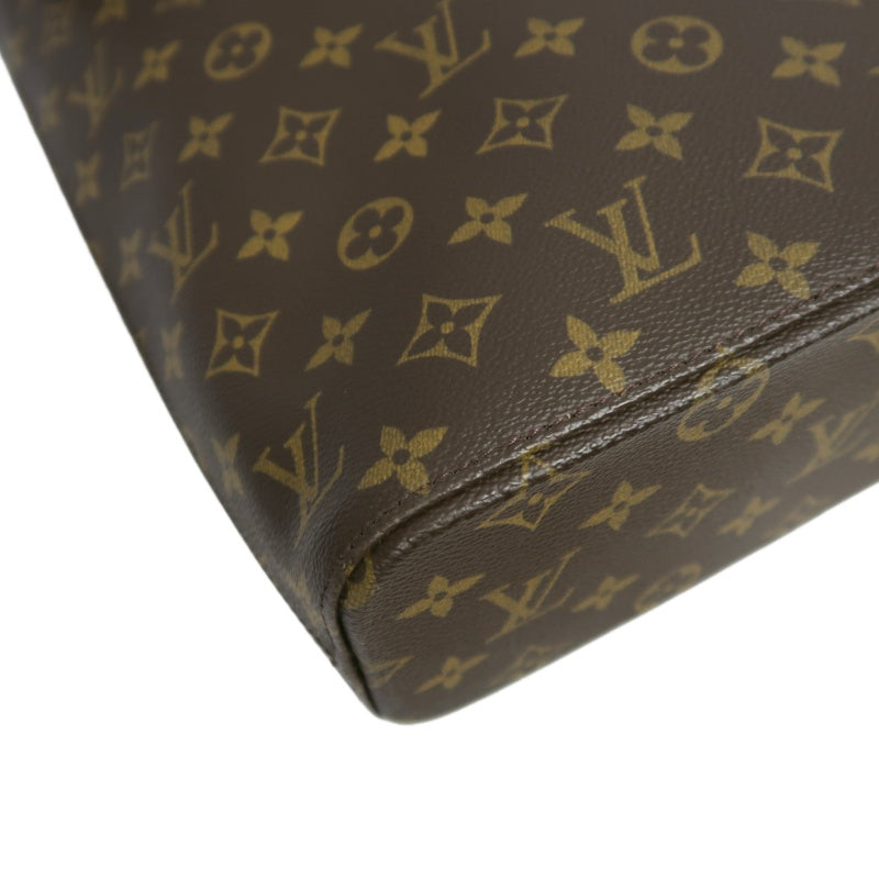 LOUIS VUITTON Luco Monogram Canvas Tote Bag Brown Shoulder Bag