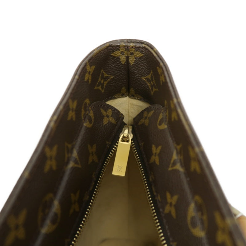 LOUIS VUITTON Luco Monogram Canvas Tote Bag Brown Shoulder Bag