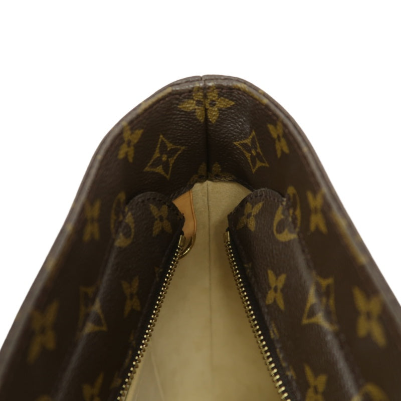 LOUIS VUITTON Luco Monogram Canvas Tote Bag Brown Shoulder Bag