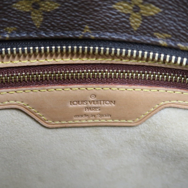 LOUIS VUITTON Luco Monogram Canvas Tote Bag Brown Shoulder Bag