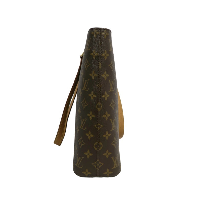 LOUIS VUITTON Luco Monogram Canvas Tote Bag Brown Shoulder Bag