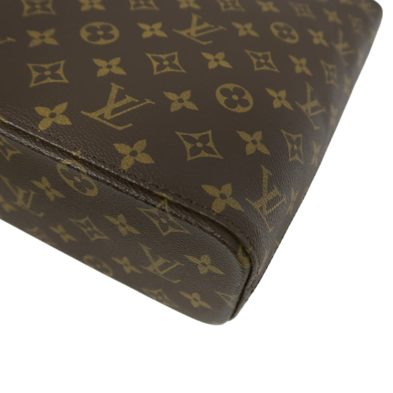 LOUIS VUITTON Luco Monogram Canvas Tote Bag Brown Shoulder Bag