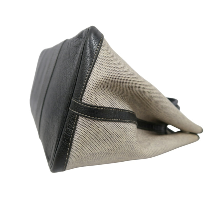 HERMES Garden Party PM Tote Handbag Canvas Beige