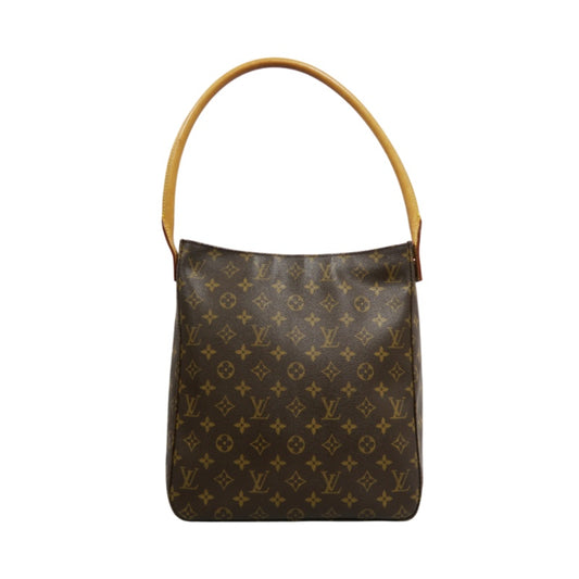 LOUIS VUITTON Looping GM Monogram Canvas Brown Shoulder Bag