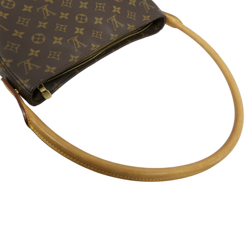 LOUIS VUITTON Looping GM Monogram Canvas Brown Shoulder Bag
