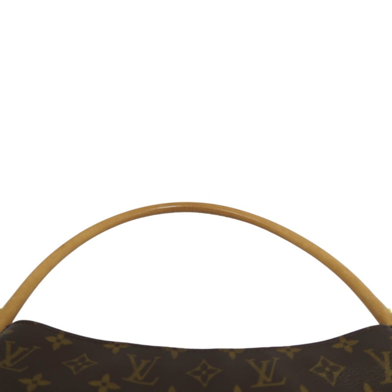 LOUIS VUITTON Looping GM Monogram Canvas Brown Shoulder Bag