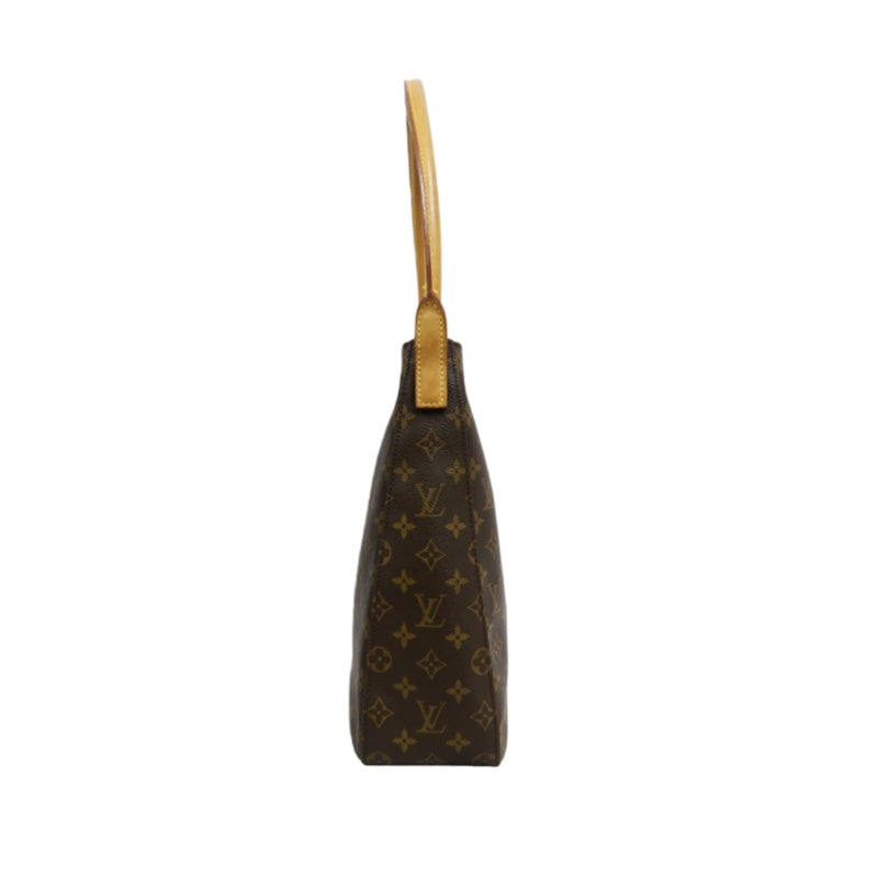 LOUIS VUITTON Looping GM Monogram Canvas Brown Shoulder Bag
