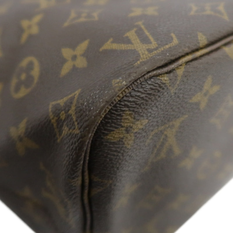 LOUIS VUITTON Neverfull MM Monogram Canvas Tote Bag Brown Shoulder Bag