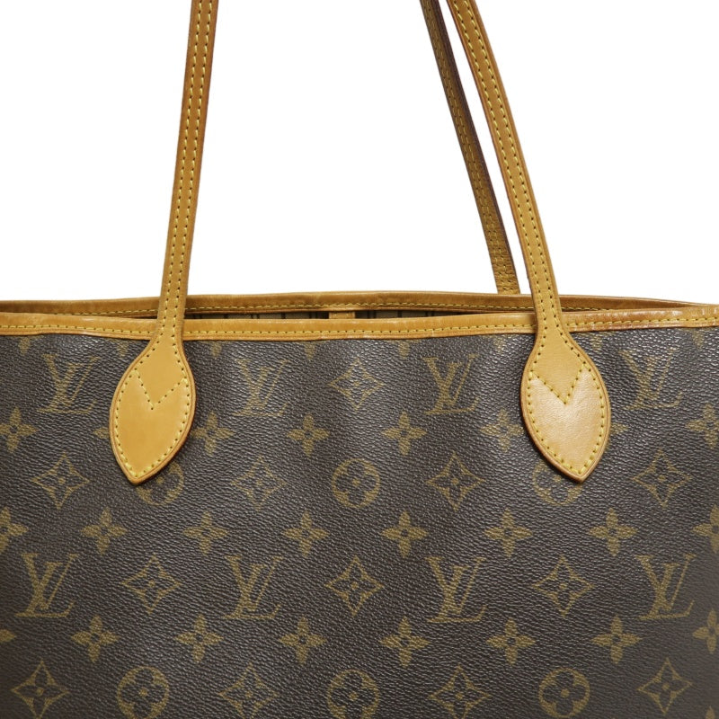 LOUIS VUITTON Neverfull MM Monogram Canvas Tote Bag Brown Shoulder Bag