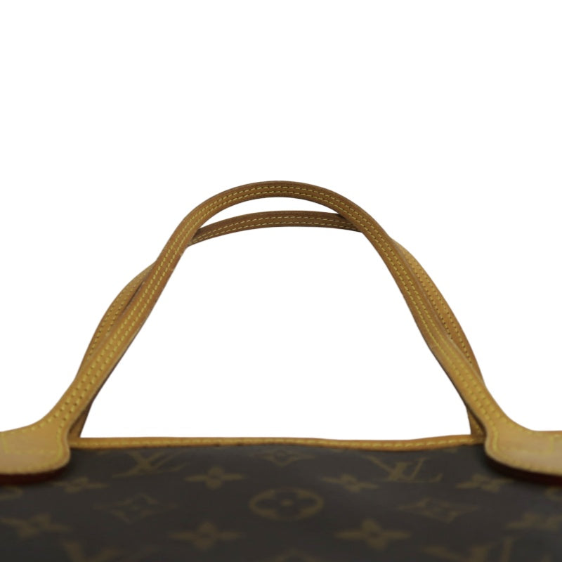 LOUIS VUITTON Neverfull MM Monogram Canvas Tote Bag Brown Shoulder Bag