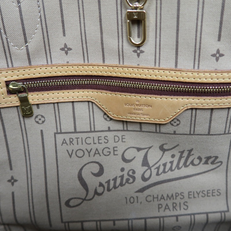 LOUIS VUITTON Neverfull MM Monogram Canvas Tote Bag Brown Shoulder Bag