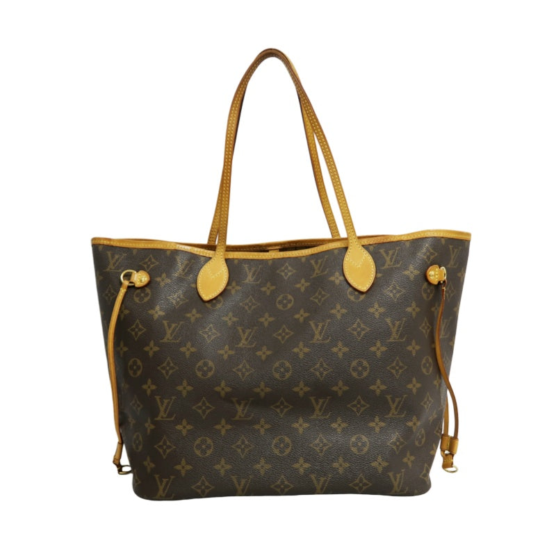 LOUIS VUITTON Neverfull MM Monogram Canvas Tote Bag Brown Shoulder Bag
