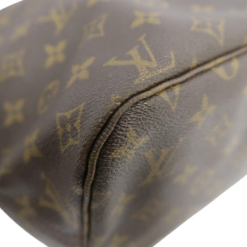 LOUIS VUITTON Neverfull MM Monogram Canvas Tote Bag Brown Shoulder Bag