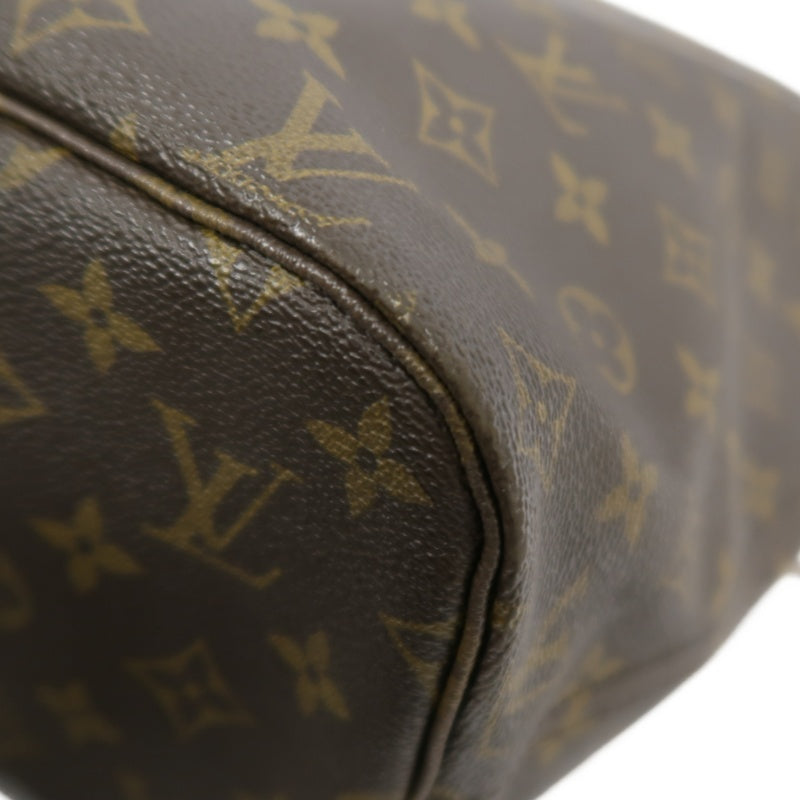 LOUIS VUITTON Neverfull MM Monogram Canvas Tote Bag Brown Shoulder Bag