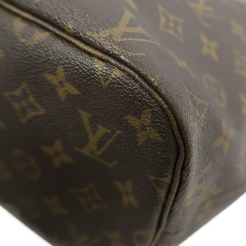 LOUIS VUITTON Neverfull MM Monogram Canvas Tote Bag Brown Shoulder Bag