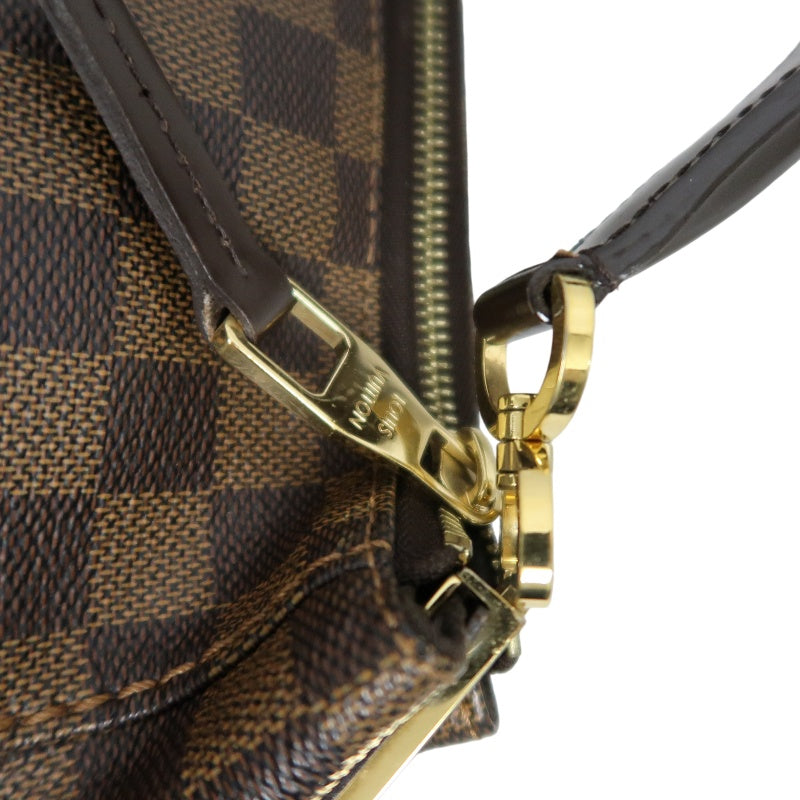 LOUIS VUITTON Damier Portobello Tote Bag PVC Brown Gold Hardware