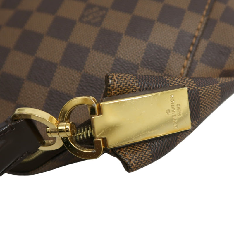 LOUIS VUITTON Damier Portobello Tote Bag PVC Brown Gold Hardware