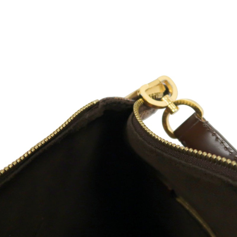 LOUIS VUITTON Damier Portobello Tote Bag PVC Brown Gold Hardware