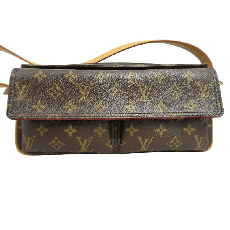 LOUIS VUITTON Monogram Viva Cite MM Handbag PVC Brown