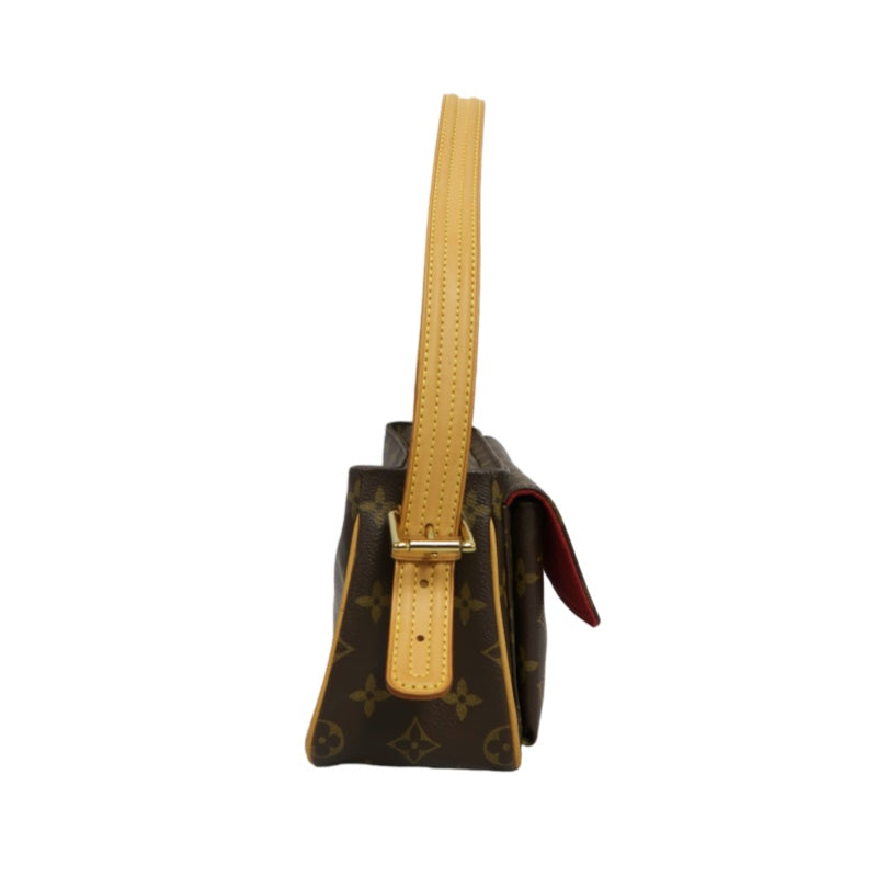 LOUIS VUITTON Monogram Viva Cite MM Handbag PVC Brown