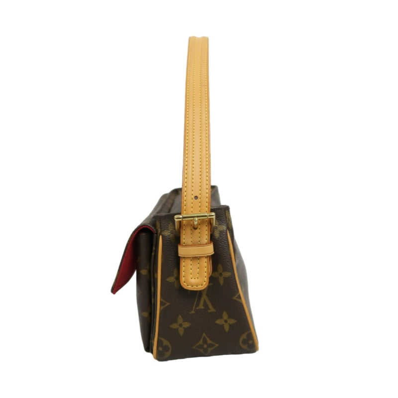 LOUIS VUITTON Monogram Viva Cite MM Handbag PVC Brown